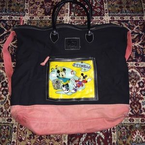 Vintage Mickey and Minnie Mouse Jitterbug Tote Bag